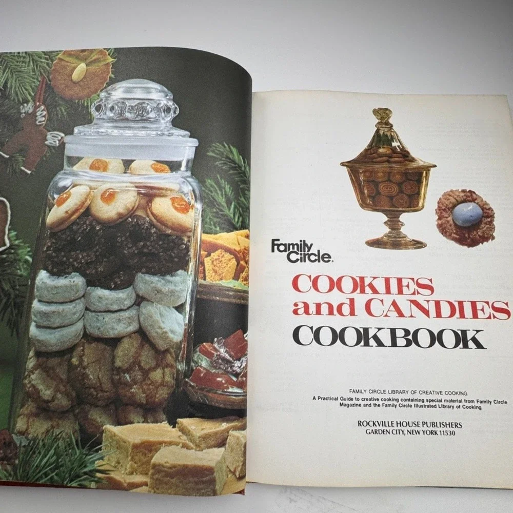 Vintage 1970 Cookbook Lot Family Circle Cookies Candies Better Home Gardens Pies